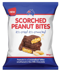 Scorched Peanut Bites 140g