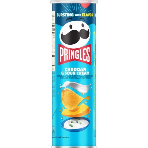 USA Pringles Cheddar & Sour Cream Potato Chips 5.6oz(159g)