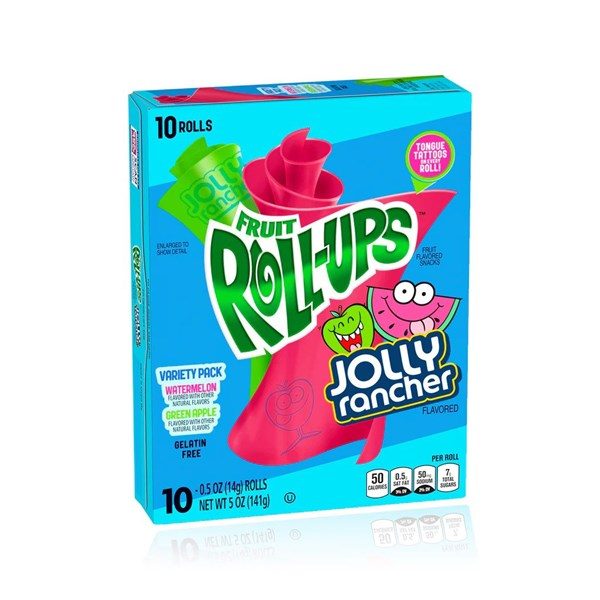 Jolly Rancher Fruit Rollups Variety Pack 141g