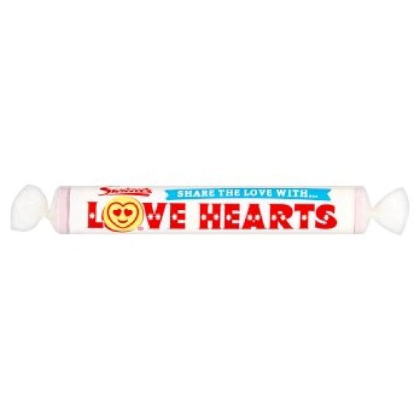 Swizzels Giant Love Hearts roll 39g