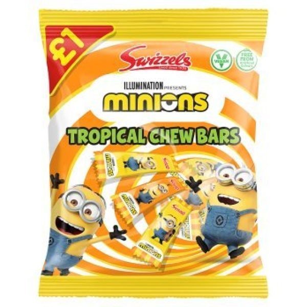 Swizzels Minions Tropical Chew Bars 140g
