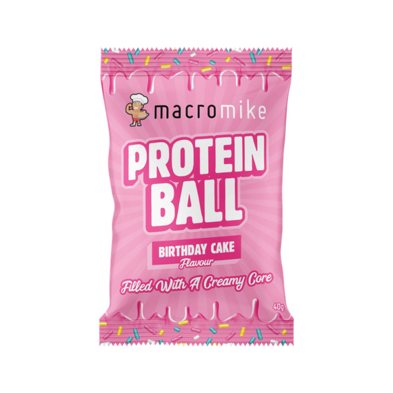 Macro Mike Protein Ball 40g Birthday Cake