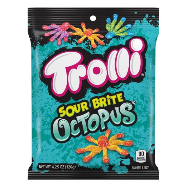 Trolli Sour Brite Octopus Peg Bag 120g