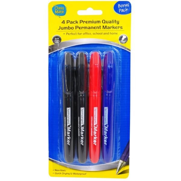 Permanent Markers-4PK