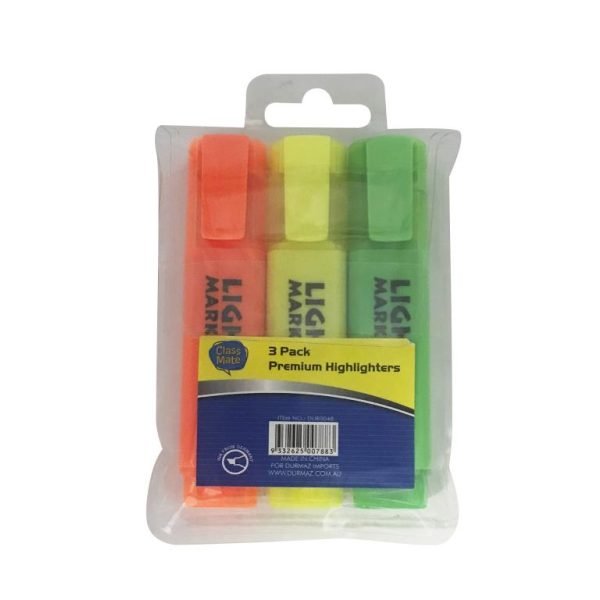 Stationery Highlighters-3PK