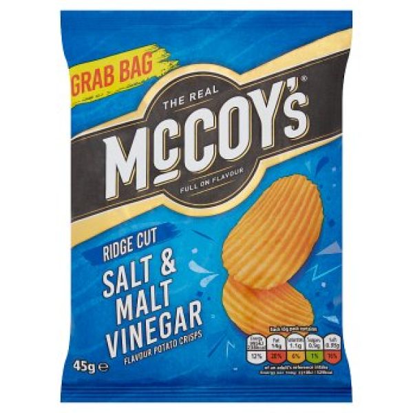 McCoy's Salt & Malt Vinegar Grab Bag 45g
