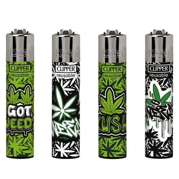 Clipper Lighter Tray Graffiti Leaves