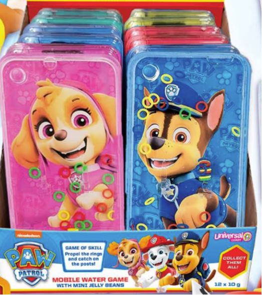 Paw Patrol Mobile Water Game with Mini Jelly Beans 10g