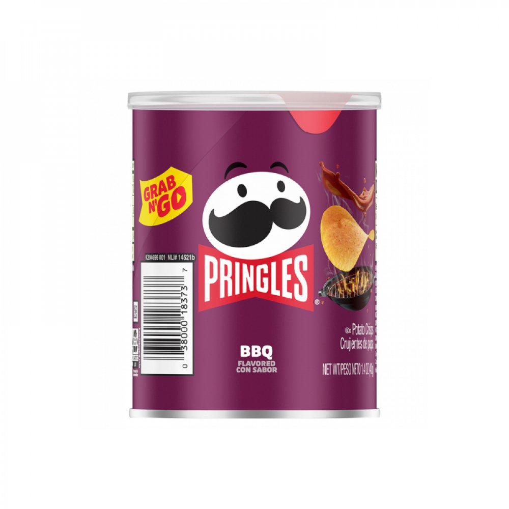 USA Pringles Grab N' Go BBQ Potato Chips 1.41oz(40g)