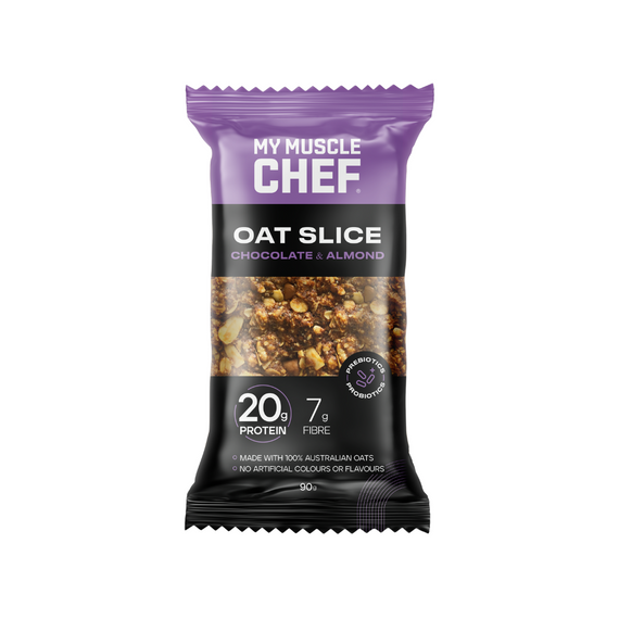 My Muscle Chef Oat Slice 90g Chocolate & Almond