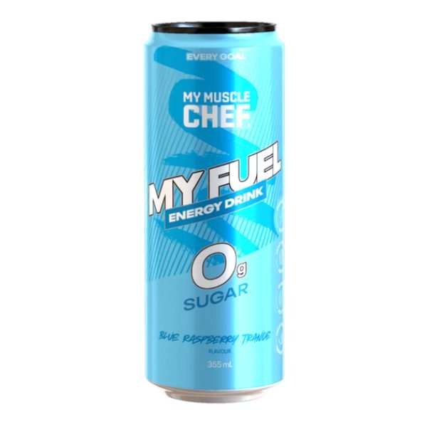 My Muscle Chef Energy Drink 355ml Blue Raspberry Trance