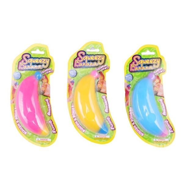 Squeezy Squishy Banana 13cm x 4.5cm (287611)