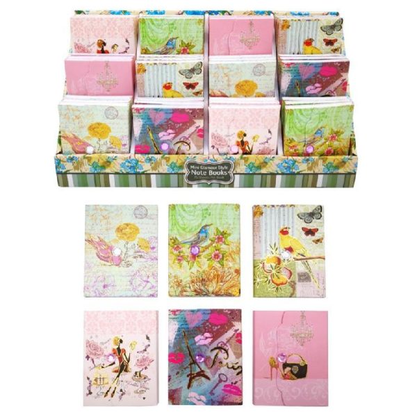 Mini Heritage Note Books (75 Pages) - Display Box