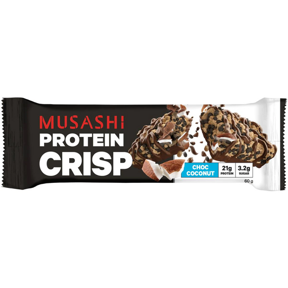 Musashi Protein Crisp Bar 60g Choc Coconut