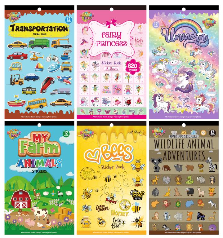 Assorted Sticker Books