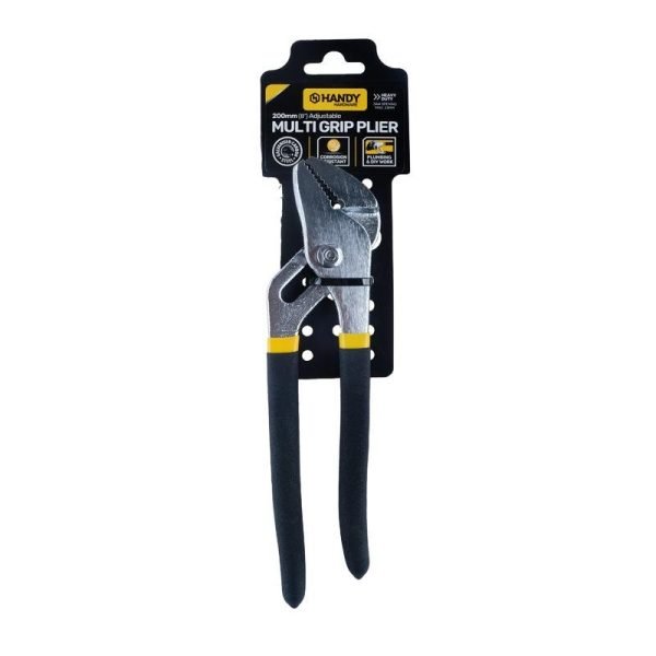 Handy Hardware Plier Multigrip with Adjustable Jaw (Max Opening 23mm) 200mm