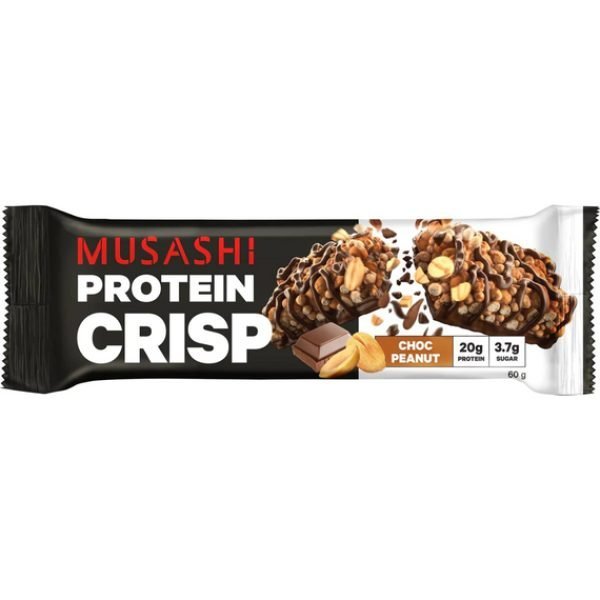 Musashi Protein Crisp Bar 60g Choc Peanut