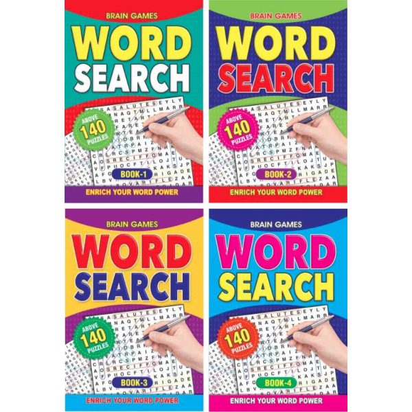 Wordsearch Puzzle Books-A5 Size