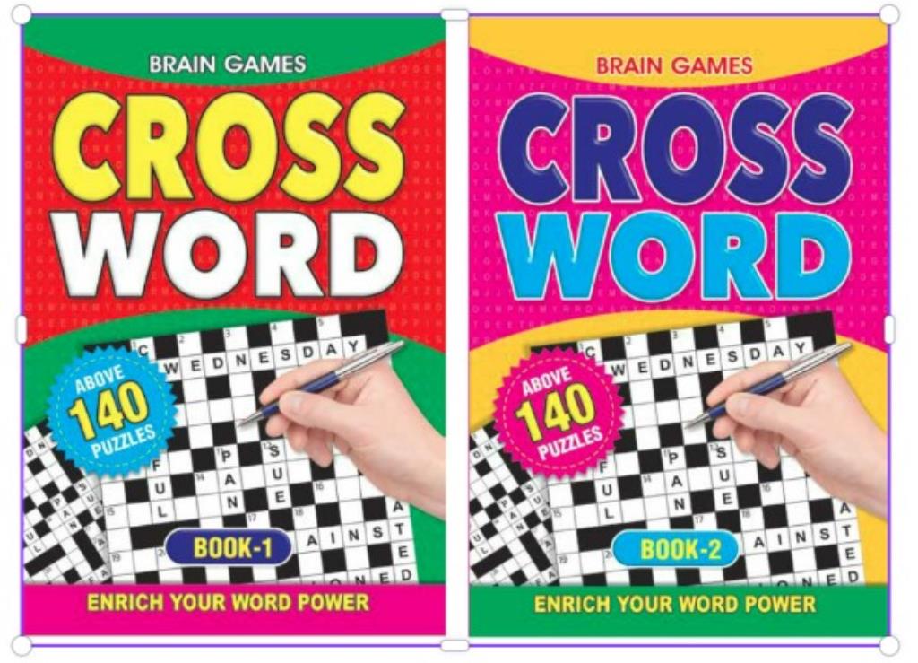 Crossword Puzzle Books-A5 Size
