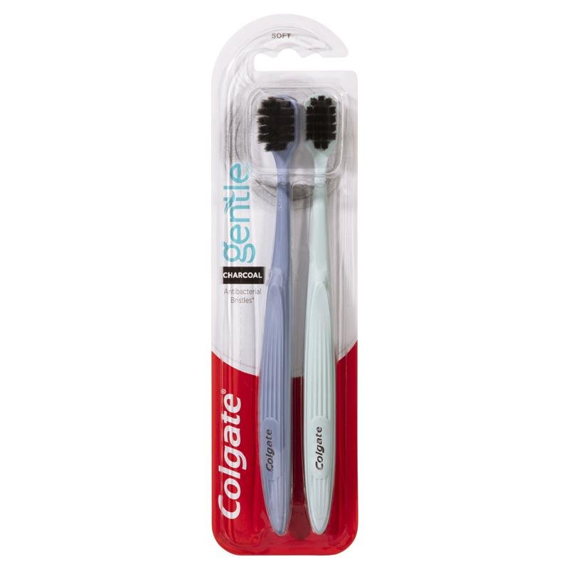 Colgate Gentle Charcoal Toothbrush - 2 Pack