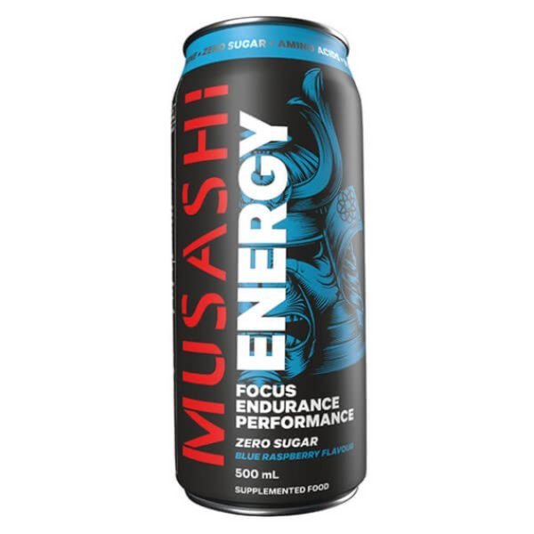 Musashi Energy Drink 500ml Blue Raspberry