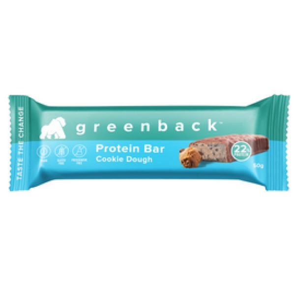 Greenback Plant Protein Bar 50g Cookie Dough