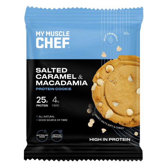 My Muscle Chef Protein Cookie 92g Salted Caramel & Macadamia