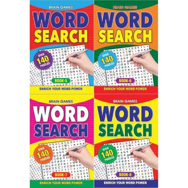 Wordsearch Puzzle Books-A5 Size