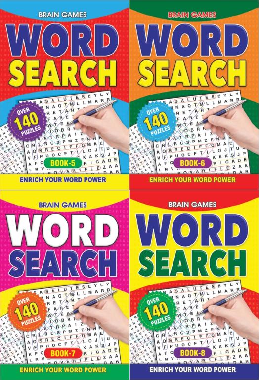 Wordsearch Puzzle Books-A5 Size