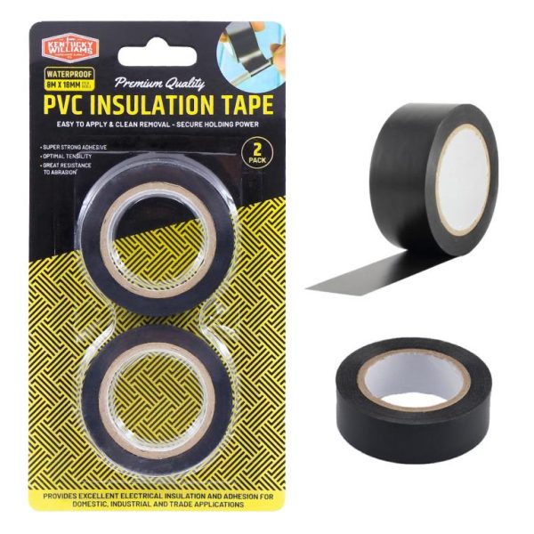 PVC Black Series Insulation Tape-2PK