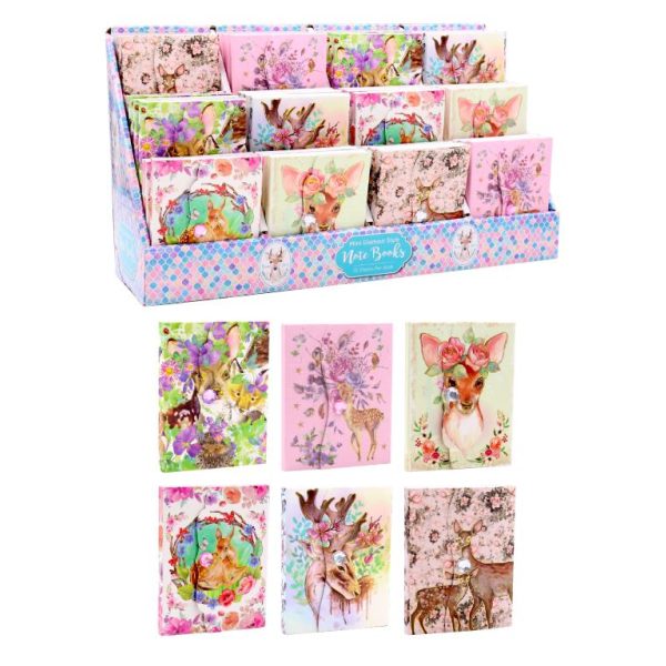Mini Heritage Note Books - Deer Fawn Series (75 Pages) - Display Box