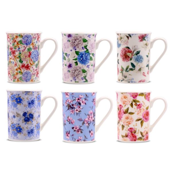 Coffee Mug New Bone - Traditional Floral Series