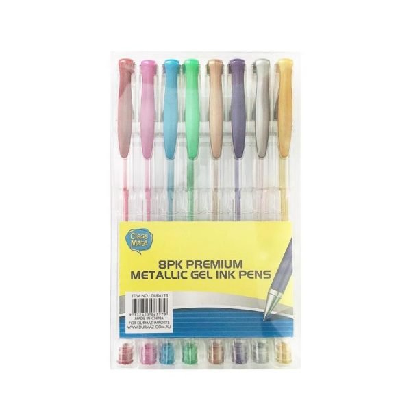8PK Gel Ink Pens - Glitter Series