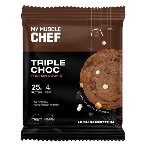 My Muscle Chef Protein Cookie 92g Triple Choc