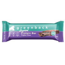 Greenback Plant Protein Layered Bar 50g Triple Choc