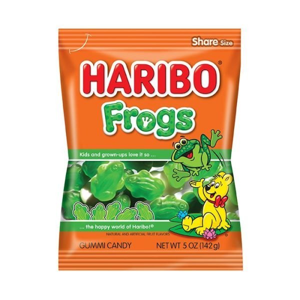 Haribo Frogs Peg Bag 142g