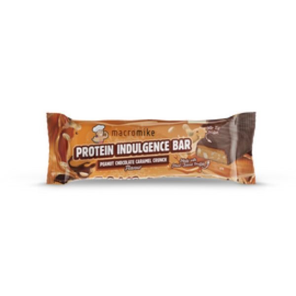 Macro Mike Indulgence Bar 60g Peanut Choc Caramel Crunch