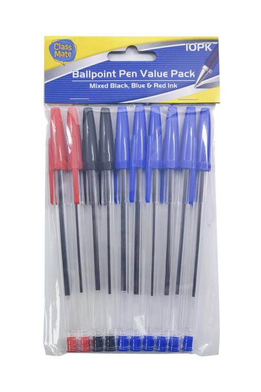 10Pk Ball Point Pen