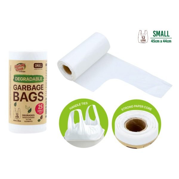 25PK Degradable Series Bin Liners-12LTR (SMALL)