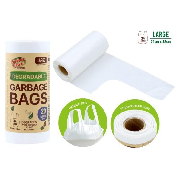 20PK Degradable Series Bin Liners-34LTR (LARGE)