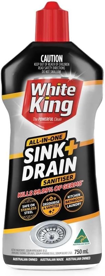 White King Sink & Drain Sanitiser 750ml