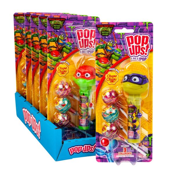 Chupa Chups Pop Ups Lollipops TMNT 36g