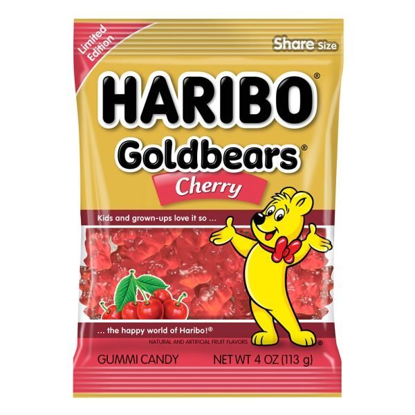 Haribo Goldbears Cherry - Limited Edition Peg Bag 113g