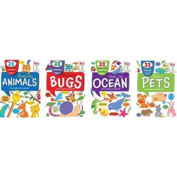 Animal Fact-Packed Colouring Book