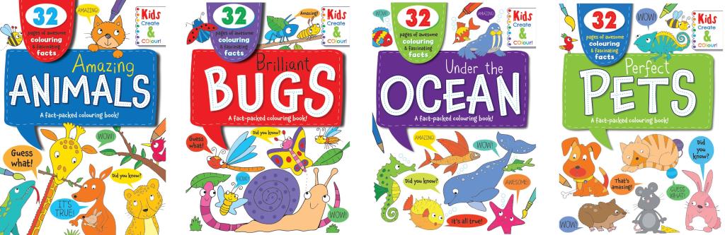 Animal Fact-Packed Colouring Book