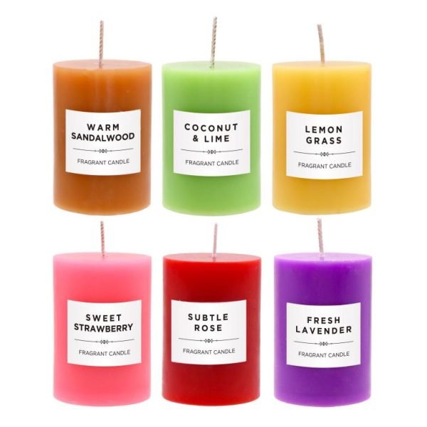 Scented Pillar Candle - 5CM X 7CM