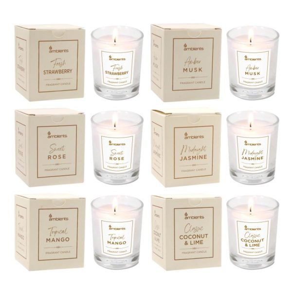 Scented Candle In Glass Jar - 6.2CM X 7.3CM