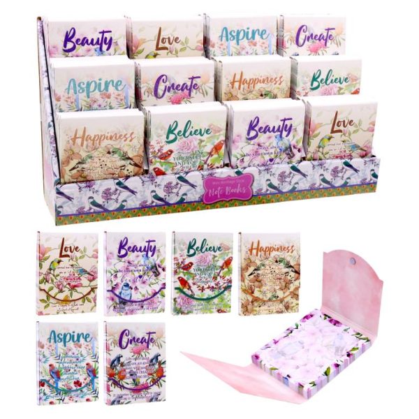Mini Note Books - 90 Sheets - Display Box - Bird Series
