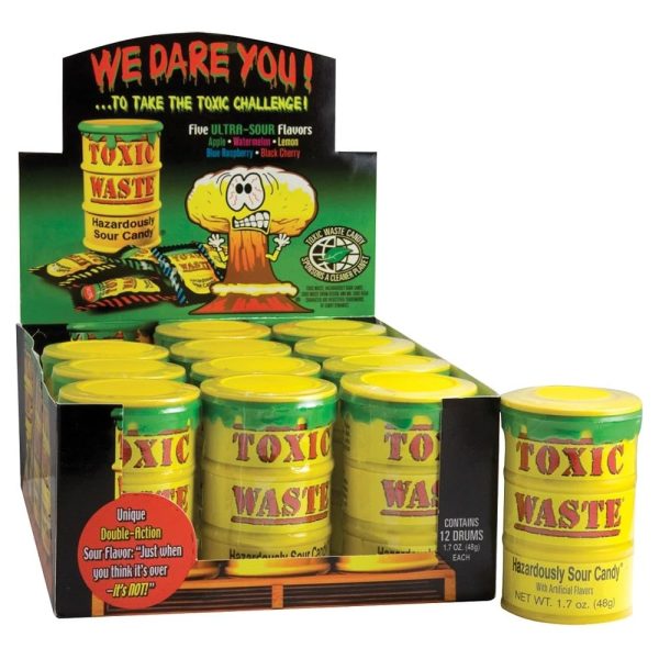 Toxic Waste Drums Assorted Sour Candy 48g