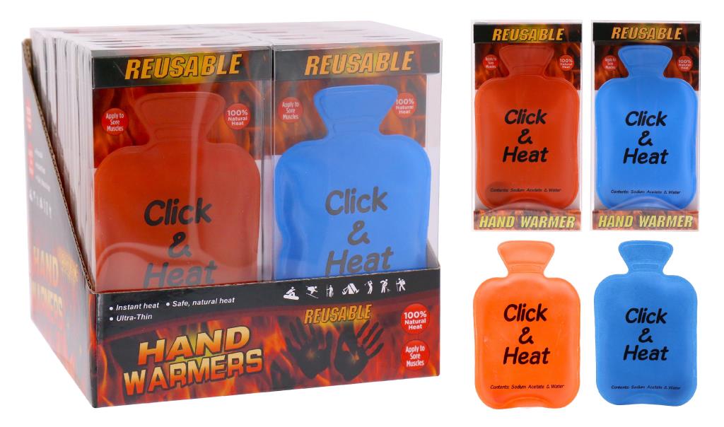 Reusable Click/Heat Hand & Body Warmer-Display Box Series (Standard)